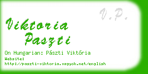 viktoria paszti business card